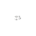 Ideal Lux V�glampe SANTA AP1 BIG, E14, guld