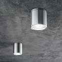Udend�rs loftlampe GUN PL1 cylindrisk, overflademonteret version GU10 IP44, antracit d�mpbar