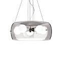 Pendel AUDI-10 SP5, 5-flammer, E27, 60W, r�get glas