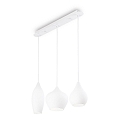 Pendel SOFT SB3, 3-flammer, G9, 40W, hvid