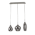 Pendel SOFT SB3, 3-flammer, G9, 40W, r�get glas