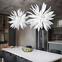 Ideal Lux Pendel LEAVES SP12, 12-flammer, G9, 40W, hvid