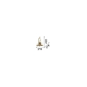 Ideal Lux Væglampe CHALET AP2, 2-flammer, E14, beige