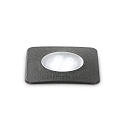 LED Floor recessed luminaire CECI SQUARE FI1 SMALL, GU10, 4,5W, black