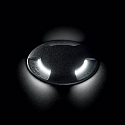 Ideal Lux LED Floor recessed luminaire CECILIA FI1 BIG, GX53, 10W, black