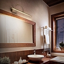 Ideal Lux LED Picture lamp BOW AP114 Mirror luminaire, 114x 0,07W, antique brass