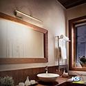 LED Picture lamp BOW AP66 Mirror luminaire, 66x 0,07W, antique brass