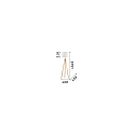 Ideal Lux Standerlampe YORK PT1, E27, hvid