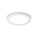 LED recessed area light GROOVE ROUND, IP20, � 11.8cm, 10W 3000K 890lm 110�, white