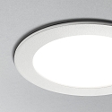 Ideal Lux LED recessed area light GROOVE ROUND, IP20, � 16.8cm, 20W 3000K 1550lm 110�, white