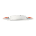 Ideal Lux LED recessed area light GROOVE SQUARE, IP20, 16.8cm, 20W 3000K 1550lm 110�, white