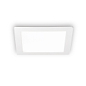 LED recessed area light GROOVE SQUARE, IP20, 22.7cm, 30W 3000K 2450lm 110�, white