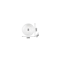 Ideal Lux Loftlampe SHELL 5-flammer E27 IP20, rav, messing