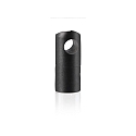 holder SUPPORTO CAVO 15X30 med aflastning, lukket, sort