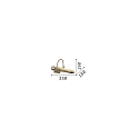 Ideal Lux Billede lampe RETR� 2-flammer, vipbar E14 IP20, bruneret