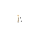 Ideal Lux Standerlampe DRIFTWOOD 1-flamme, med sk�rm E27 IP20, canvas, tr�