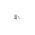 Ceiling luminaire OAK ROUND, IP20, Ø 13.5cm, GU10, pivotable