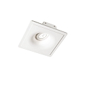 Indbygningslampe ZEPHYR D20 overmalbar GU10 IP20, hvid