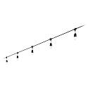 Outdoor fairy lights FIESTA, IP44, 5x E27, lenght 303cm, with plug and coupling