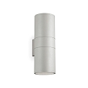 Udend�rs wall luminaire GUN BIG up / down, 2-flammer E27 IP54, gr� 