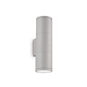 Udend�rs wall luminaire GUN SMALL up / down, 2-flammer GU10 IP44, gr�