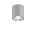 Udend�rs loftlampe GUN PL1 cylindrisk, overflademonteret version GU10 IP44, gr� d�mpbar