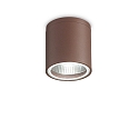 Udend�rs loftlampe GUN PL1 cylindrisk, overflademonteret version GU10 IP44, kaffebrun d�mpbar