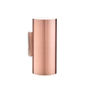 V�glampe LOOK AP2 up / down, 2-flammer GU10 IP20, kobber b�rstet 