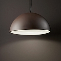 Ideal Lux Pendel FOLK � 50CM 1-flamme E27 IP20, mat, kaffebrun d�mpbar