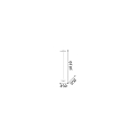 Ideal Lux Standerlampe COLONNA med afbryder GX53 IP20, sort