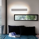LED wall luminaire ZIG ZAG, width 54cm, 22W 3000K 2100lm, white