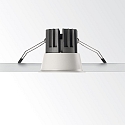 Ideal Lux Recessed LED luminaire GAME ROUND, IP20, 11W 3000K 850lm 36�, white / white reflector