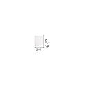 LED wall luminaire COVER SQUARE, 20 x 20cm, 9W 3000K 1100lm, indirect