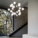 Pendant luminaire COPERNICO, 20 flames, � 86cm, incl. 20x G9 LED 3.2W 3000K