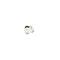 Ideal Lux Ceiling luminaire LINGOTTO, 1 flame, E14, matt black / satined brass / etched glass