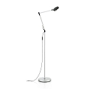 Standerlampe FUTURA med leddelt arm IP20, aluminium