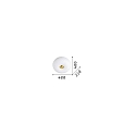 Ideal Lux Loftlampe ARIZONA 3-flammer GX53 IP20, hvid, messing satineret