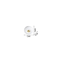 Ideal Lux Loftlampe ARIZONA 5-flammer GX53 IP20, hvid, messing satineret