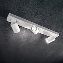 Ideal Lux V�g- og Loftlampe RUDY 3-flammer, svingbar, drejelig GU10 IP20, hvid, pulverlakeret