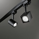 Ideal Lux Skinne spot SPOT TRACK inkl. 3-faset adapter GU10 IP20, sort mat