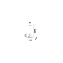 Ideal Lux Pendant luminaire, A-LINE, � 30cm, E27, matt white