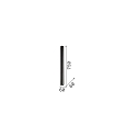 Ideal Lux Loftlampe LOOK PL1 H75 cylindrisk, on/off GU10 IP20, sort mat 