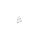 Ideal Lux V�glampe GEA MAP2 SQUARE svingbar, med afbryder, uden sk�rm E27 IP20, sort, pulverlakeret