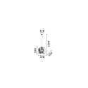 Pendant luminaire BLOSSOM, � 32cm / H 243cm, E27