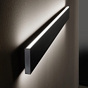 Ideal Lux LED wall luminaire LINUS, 68W 3000K 3850lm 2x104�, 1-10V dimmable, black