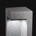 Ideal Lux Outdoor LED floor luminaire TITANO BIG, height 74cm, granite grey resin, 9W 3000K 430lm