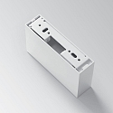 Ideal Lux Indbygningslampe LIKA PL SURFACE 5-flammer, til VDU-arbejdsstation, overflademonteret version, on/off IP20, hvid mat  12