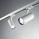 Ideal Lux LED 3-phase Track spot FOX MEDIUM, 15W 3000K 1500lm 41�, white