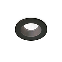 Indbygnings loftlampe ROOM-65 rund IP65, sort