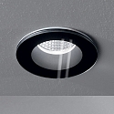 Ideal Lux Indbygnings loftlampe ROOM-65 rund IP65, sort